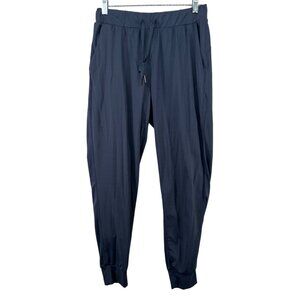 Libin Womens Pants Sz M Navy Joggers Pockets Athleisure Sporty Comfy Stretch Lux